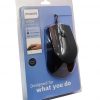 PHILIPS ενσύρματο ποντίκι SPK7104-BK, 3 πλήκτρα, μαύρο - Image 2