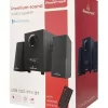 POWERTECH ηχεία Premium sound PT-846, 16W, USB/SD/FM/BT, remote, μαύρα - Image 2